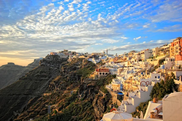 View of Fira town - Santorini — Stock Photo, Image