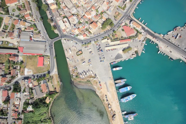 Vue aérienne sur l'île de Zakynthos — Photo