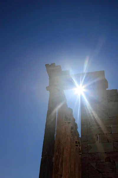 Парфенон в Акрополе — стоковое фото