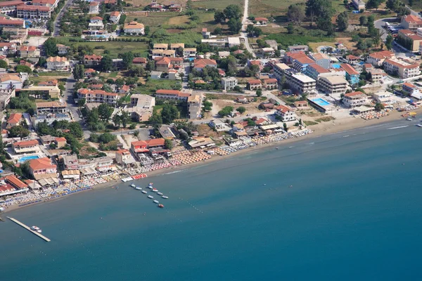 Vista aerea sull'isola di Zante — Foto Stock