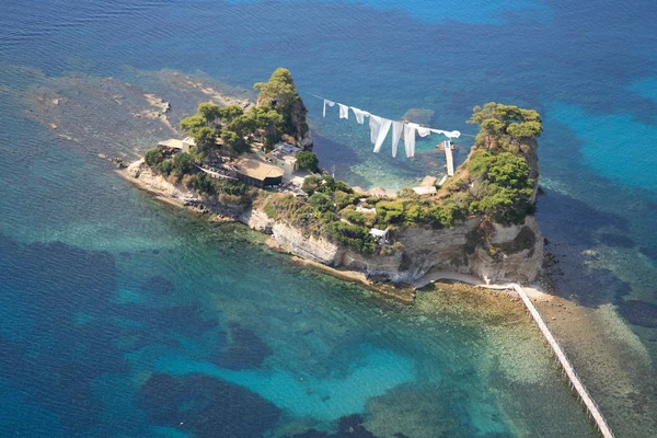 Vue aérienne sur l'île de Zakynthos — Photo