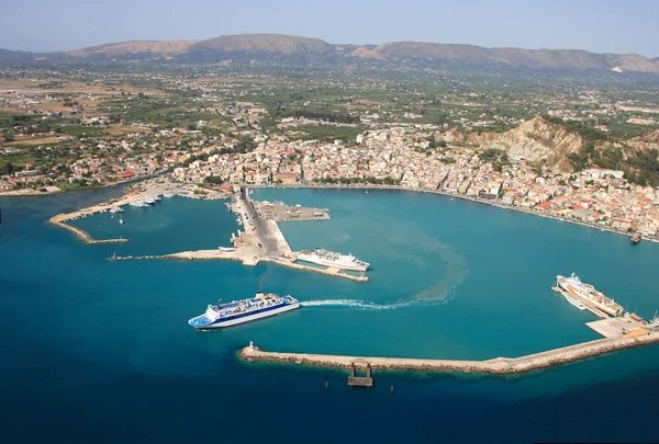 Luftaufnahme der Insel Zakynthos — Stockfoto