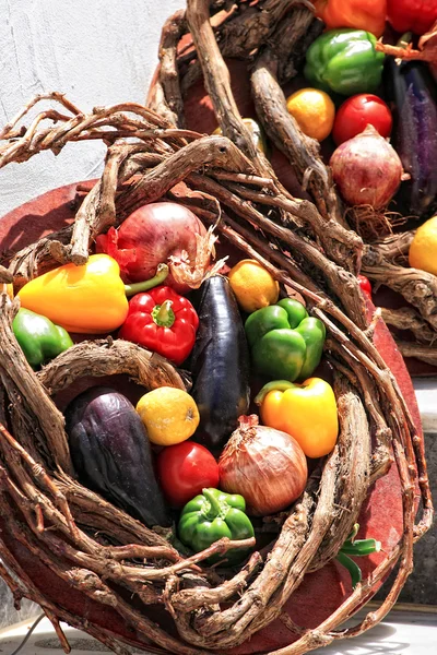 Koš zeleniny — Stock fotografie