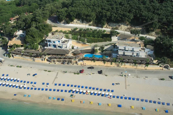 Valtos beach Shot from Helicopter — Stock Photo, Image