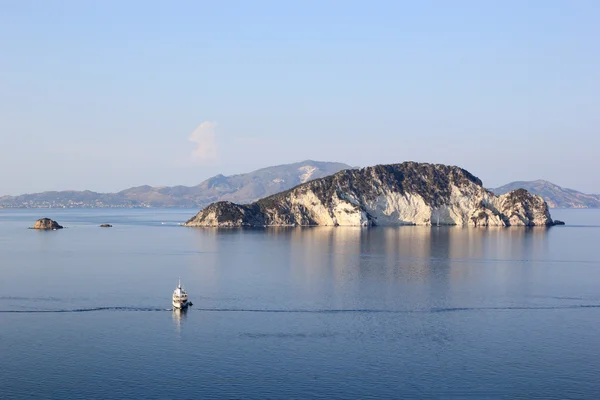 Piękna plaża w Grecji — Zdjęcie stockowe