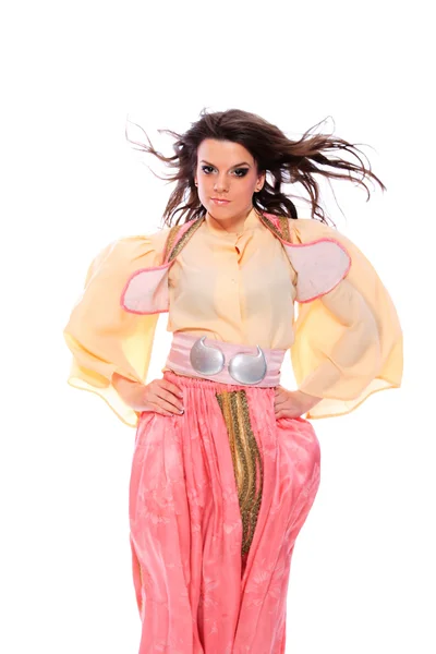 Folkloric costume from the Balkans — Stock Photo, Image