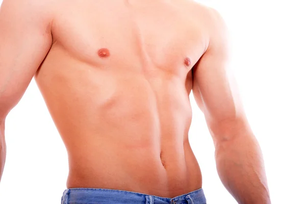 Torso maschile muscolare — Foto Stock