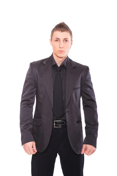 Элегантный бизнесмен в костюме — стоковое фото