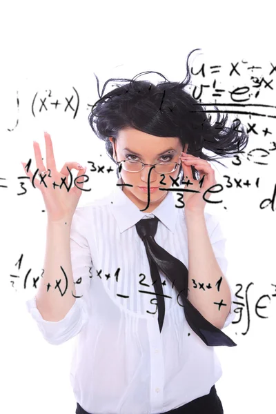 Insegnante di matematica — Foto Stock