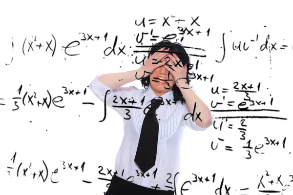 Учитель математики — стоковое фото