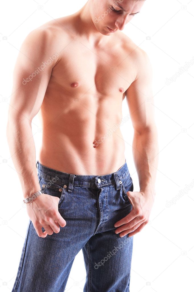 Muscular male torso
