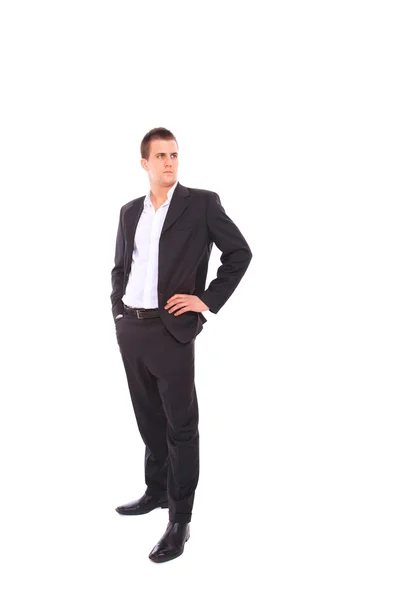 Elegante zakenman in een pak — Stockfoto