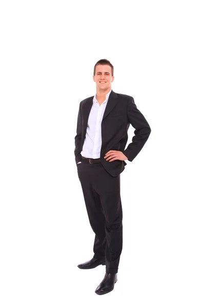 Homem de negócios elegante em um terno — Fotografia de Stock