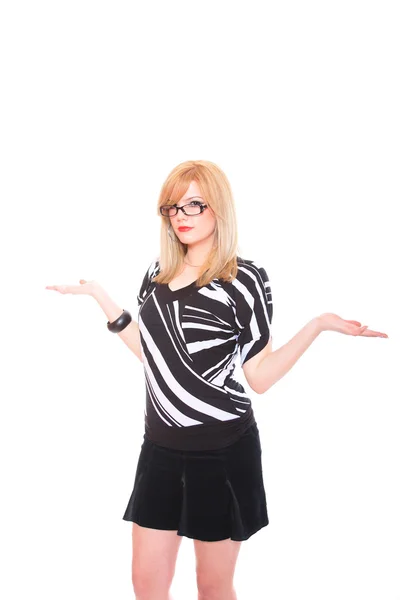 Business woman wearing glasses — Stock Photo, Image