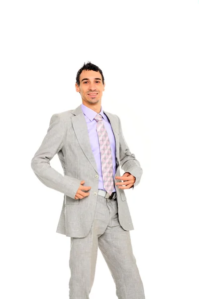 幸せな笑みを浮かべてビジネス男の肖像 — ストック写真