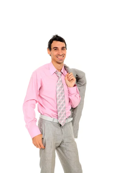 Portrait of happy smiling business man — Stock Photo, Image