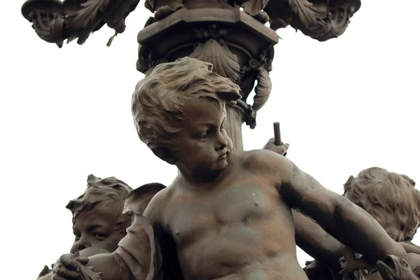 Staty på bron av alexandre iii i paris — Stockfoto