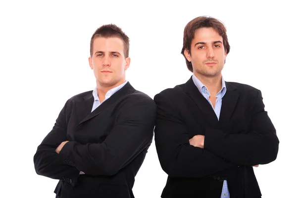 Portret firmy dwóch mężczyzn — Zdjęcie stockowe