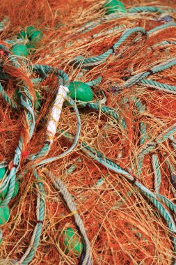 Balık ağları ve mücadele şamandıralar