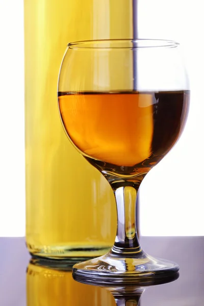 Composição do vinho branco — Fotografia de Stock