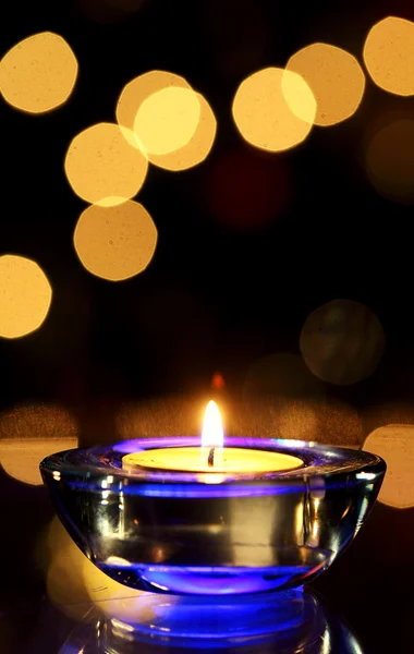 Luce della candela — Foto Stock
