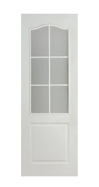 Внутренняя дверь над белым — стоковое фото