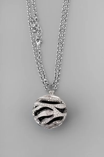 Silver pendant — Stock Photo, Image