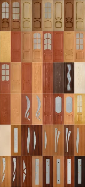 Interior doors collection — Stock Photo, Image