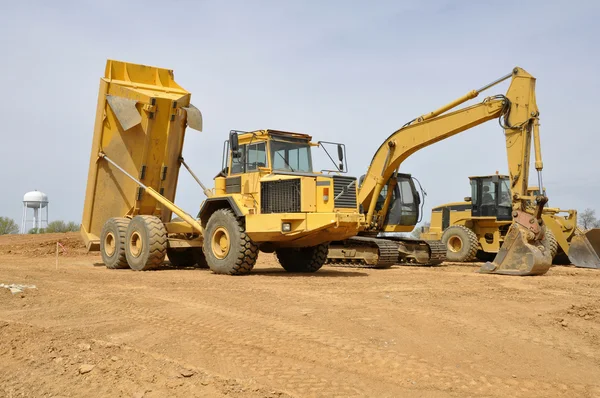 Vehículos de construcción — Foto de Stock