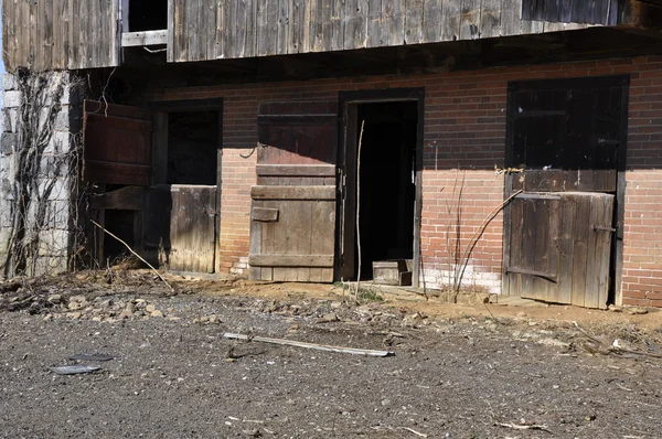 stock image Old worn barn