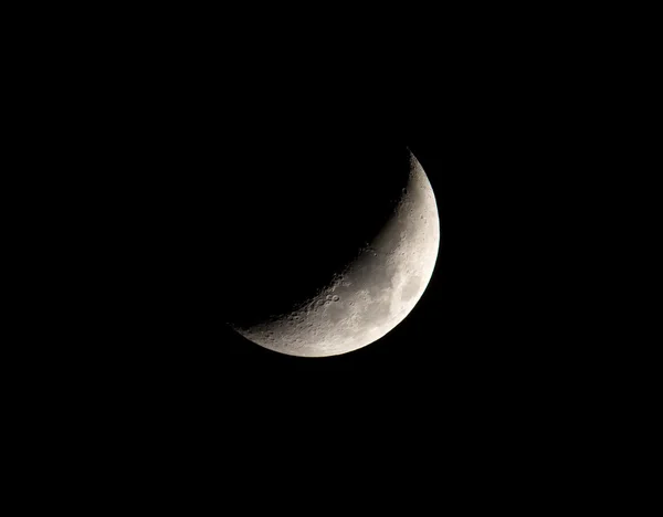 Luna e Crateri — Foto Stock