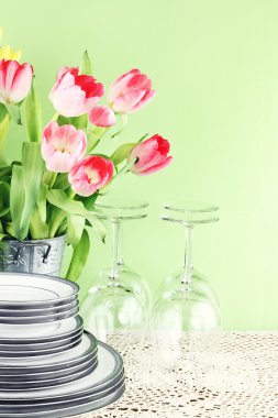 Spring Tableware clipart