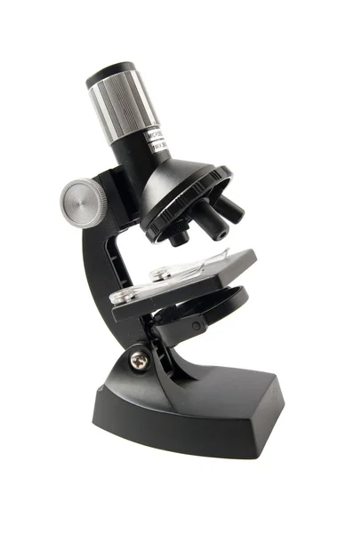 Пластиковый игрушечный микроскоп — стоковое фото