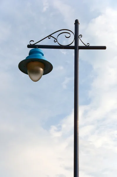 Beautiful and very tall street lamp — Stock Photo, Image