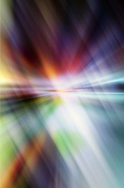 Abstract blurry colorful background representing speed, energy and power clipart