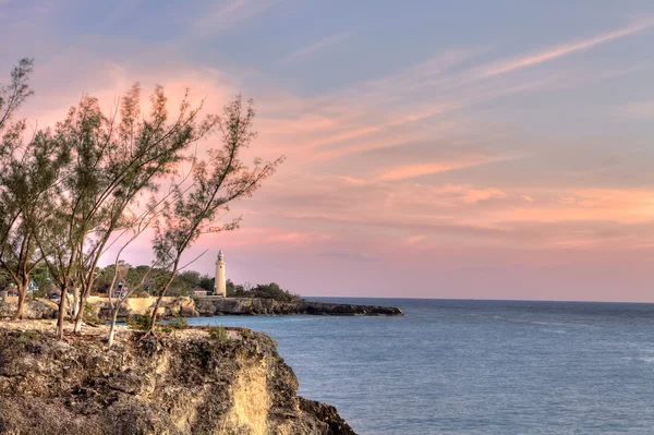 Faro en Negril, Jamaica — Foto de Stock