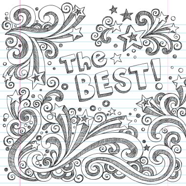 The Best Sketchy Doodles Design Elements Vector Set clipart