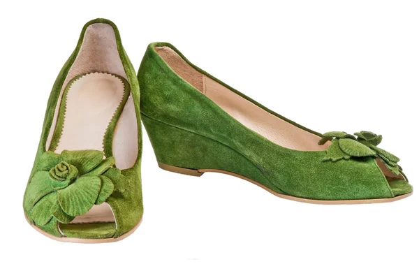 stock image Green shoes