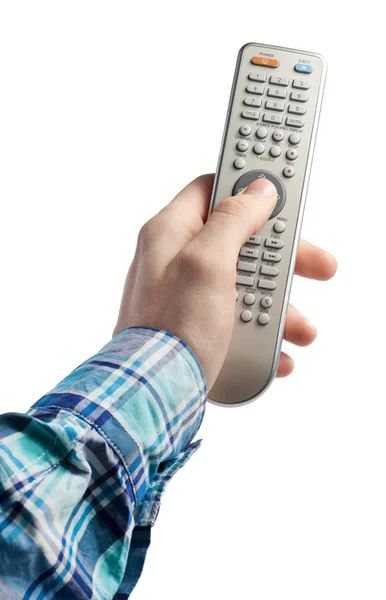 stock image Tv remote control in hand