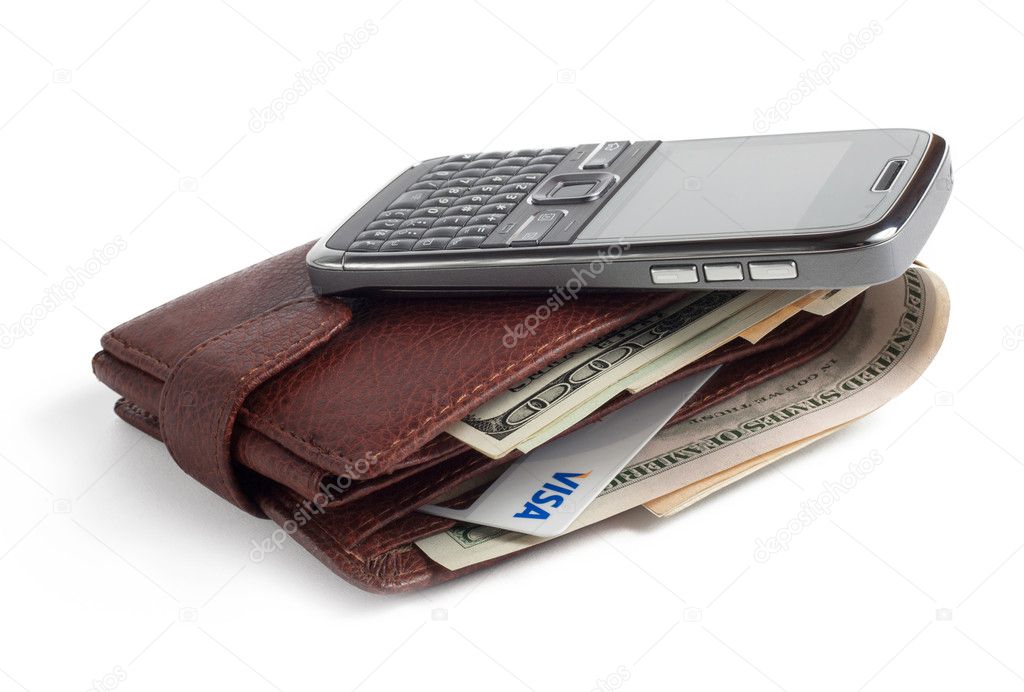 Phone, wallet and money