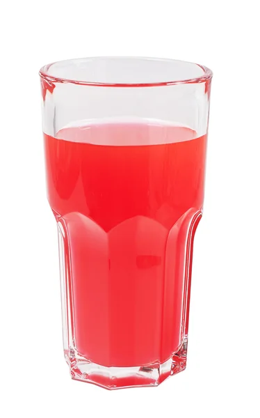 Glass of juice isolated on white — Stock Photo, Image