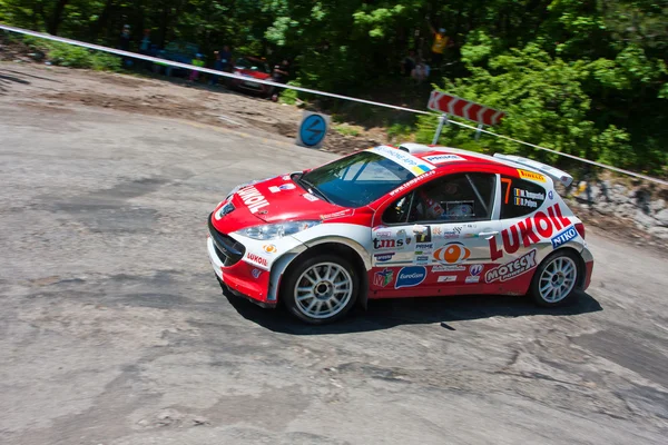 IRC premiera Jałcie rally 2011 — Zdjęcie stockowe