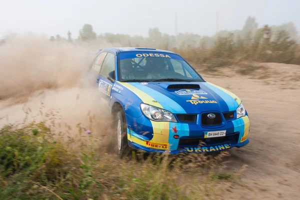 The 5-th stage of the championship of Ukraine "Alexandrov Rally" — Stock Photo, Image
