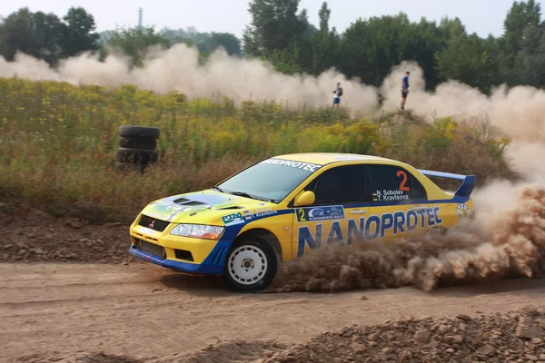 La fase 5 del campionato di Ucraina "Alexandrov Rally " — Foto Stock