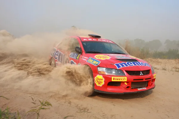 The 5-th stage of the championship of Ukraine "Alexandrov Rally" — Stock Photo, Image