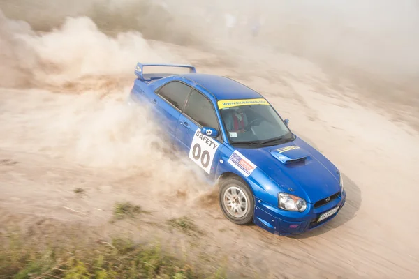 A quinta fase do campeonato da Ucrânia Alexandrov Rally Imagem De Stock