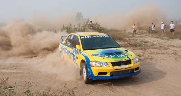 The 5-th stage of the championship of Ukraine Alexandrov Rally — Stock Photo, Image