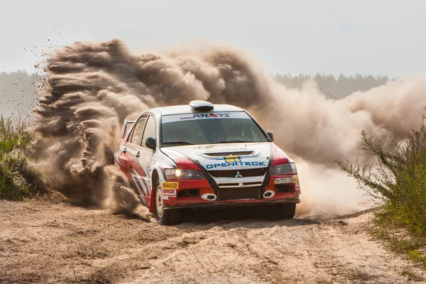 Meisterschaft der Ukraine, die Rallye kyiv rus — Stockfoto