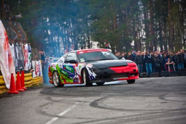 Ukrainian drift championship clipart