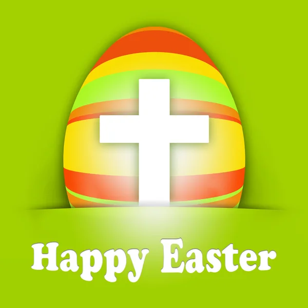 Stock image Easter card with egg